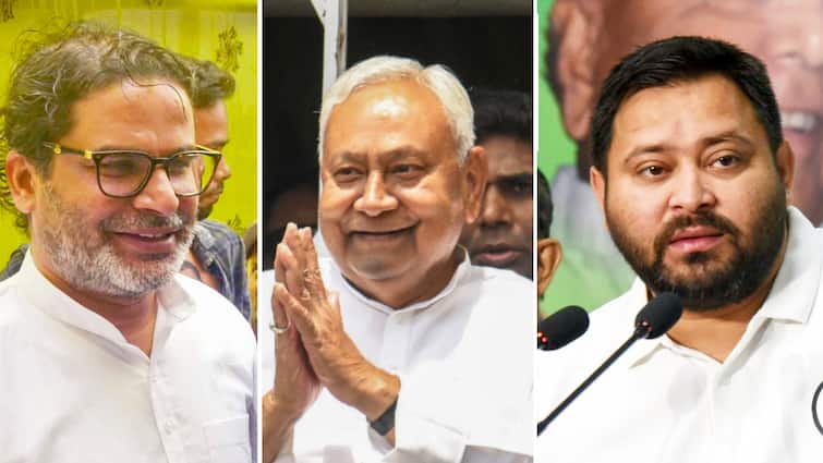 ABP MATRIZE–IANS Bihar Opinion Poll 2025 Projects Clear NDA Edge BJP RJD Congress JDU Bihar Election 2025 MATRIZE–IANS Bihar Opinion Poll Projects Clear NDA Edge; Know Which Party Is Expected To Be Frontrunner