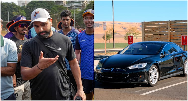 Rohit Sharma Adds Tesla Model Y To His Luxury Garage Check Price Features Rohit Sharma Adds Tesla Model Y To His Luxury Garage - Check Price, Features