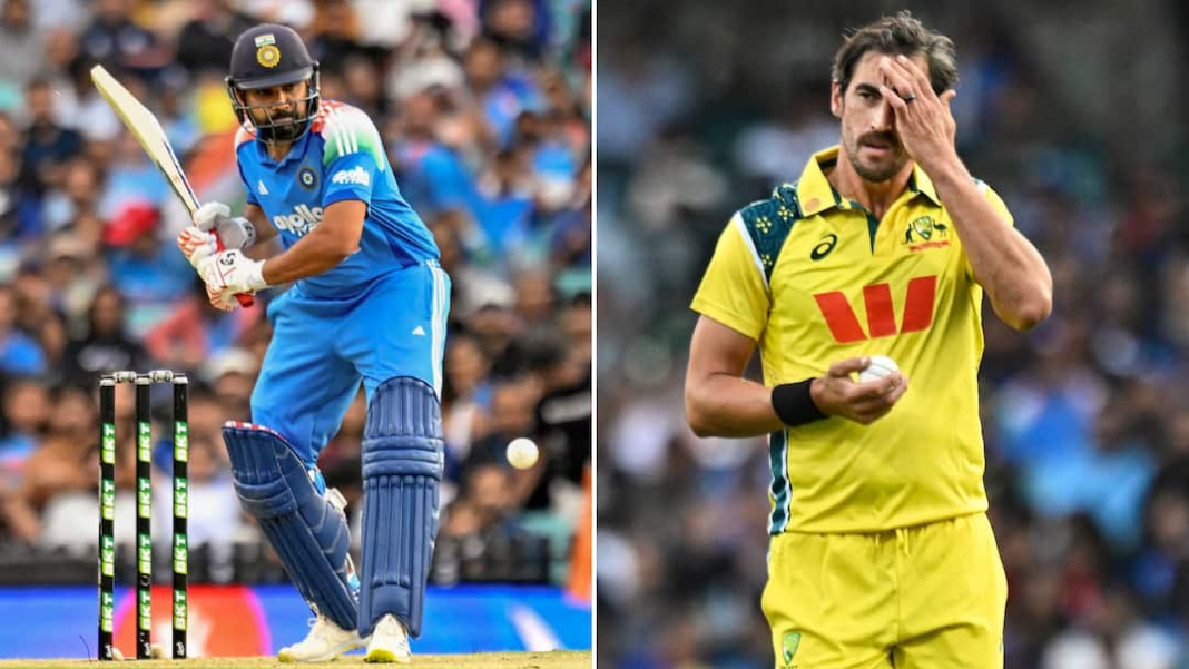 Latest ICC Rankings Rohit Sharma Regains Top Spot Mitchell Starc Climbs Up Rohit Sharma Regains Top Spot, Mitchell Starc Climbs Up In Latest ICC Rankings