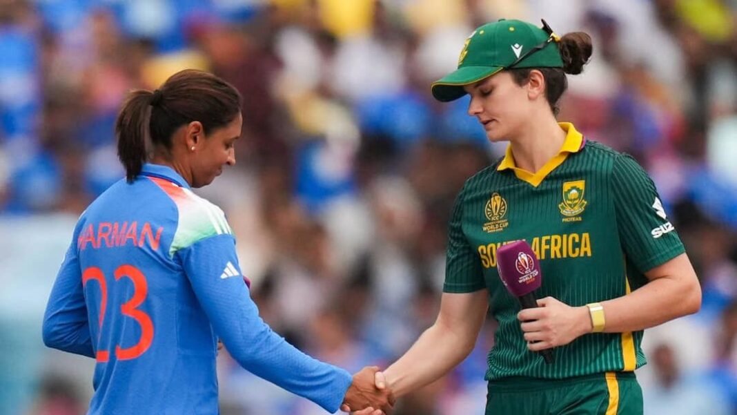 Ind vs sa womens world cup India victory PM Modi reaction Droupadi Murmu Rahul Gandhi Political Reactions 