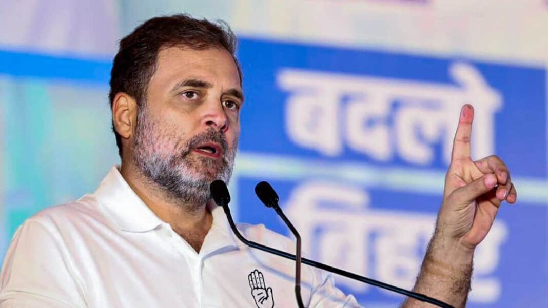 Bihar Assembly Elections Rahul Gandhi Slams PM Modi BJP VS Congress 56-Inch Chest Remark ‘56-Inch Chest Can Still Be Cowardly’: Rahul Gandhi Hits Out At PM Modi In Bihar Rally