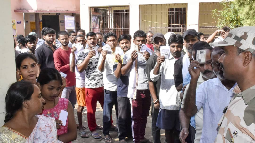 Bihar Election News Phase 2 Voter Turnout Sees 14.5% Till 9 AM Voting Higher Than First Phase Bihar Election Phase 2 Voting Sees 14.5% Turnout Till 9 AM, Higher Than First Phase