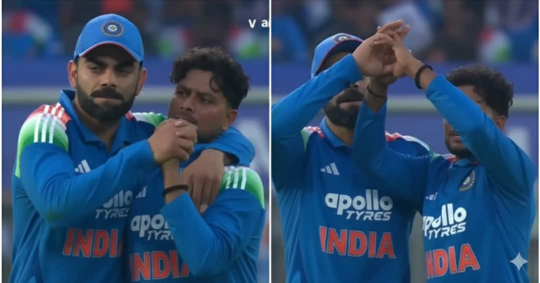 Virat Kohli Kuldeep Yadav Break Into Couple Dance IND vs SA 3rd ODI Virat Kohli, Kuldeep Yadav Break Into 