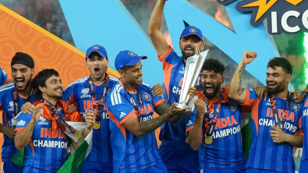 बीसीसीआई ने टी20 विश्व कप चैंपियंस के लिए 131 करोड़ रुपये के इनाम की घोषणा की
