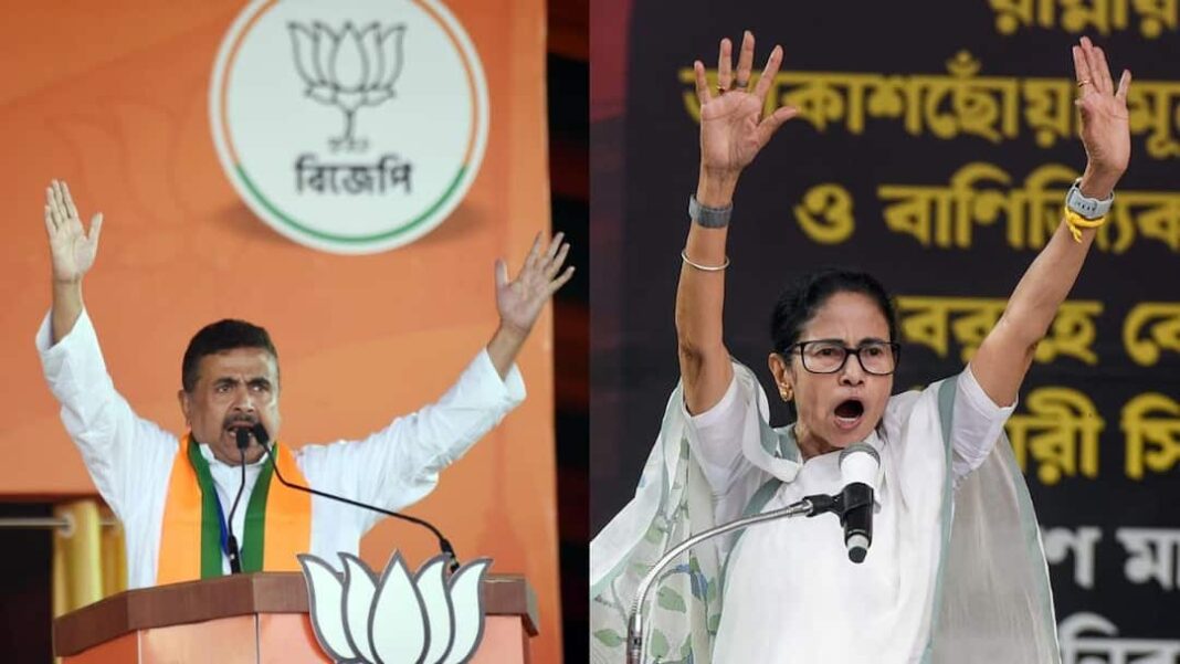 भवानीपुर में सीधी लड़ाई: ममता बनाम सुवेंदु ने बंगाल चुनाव को प्रतिष्ठा संघर्ष में बदल दिया
