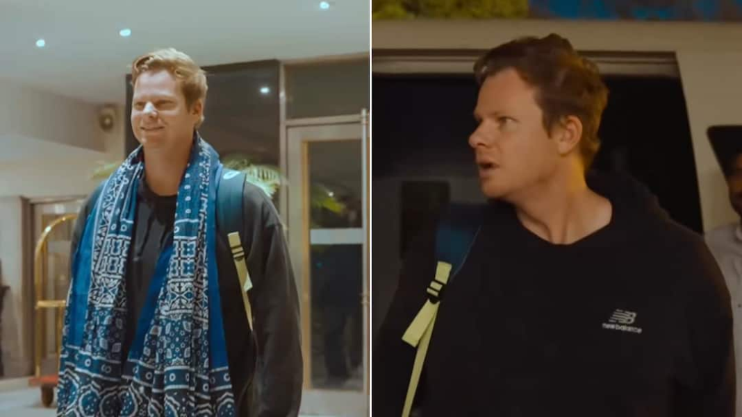 पाक स्थित सशस्त्र समूह से बढ़ते खतरे के बीच पीएसएल के लिए स्टीव स्मिथ पाकिस्तान पहुंचे - देखें
