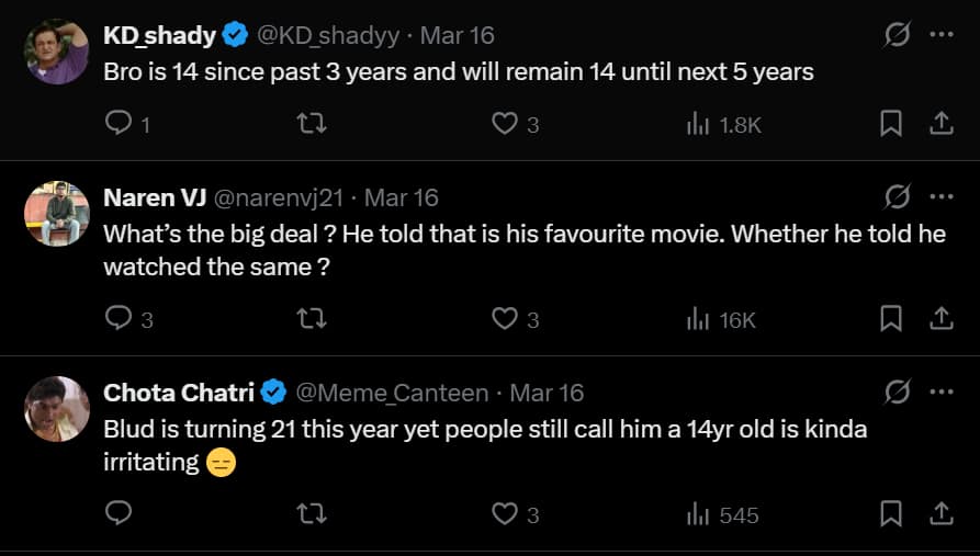 पसंदीदा फिल्म धुरंधर': 14 वर्षीय वैभव सूर्यवंशी ने 'ए-रेटेड' फिल्म कैसे देखी? इंटरनेट प्रतिक्रियाएँ