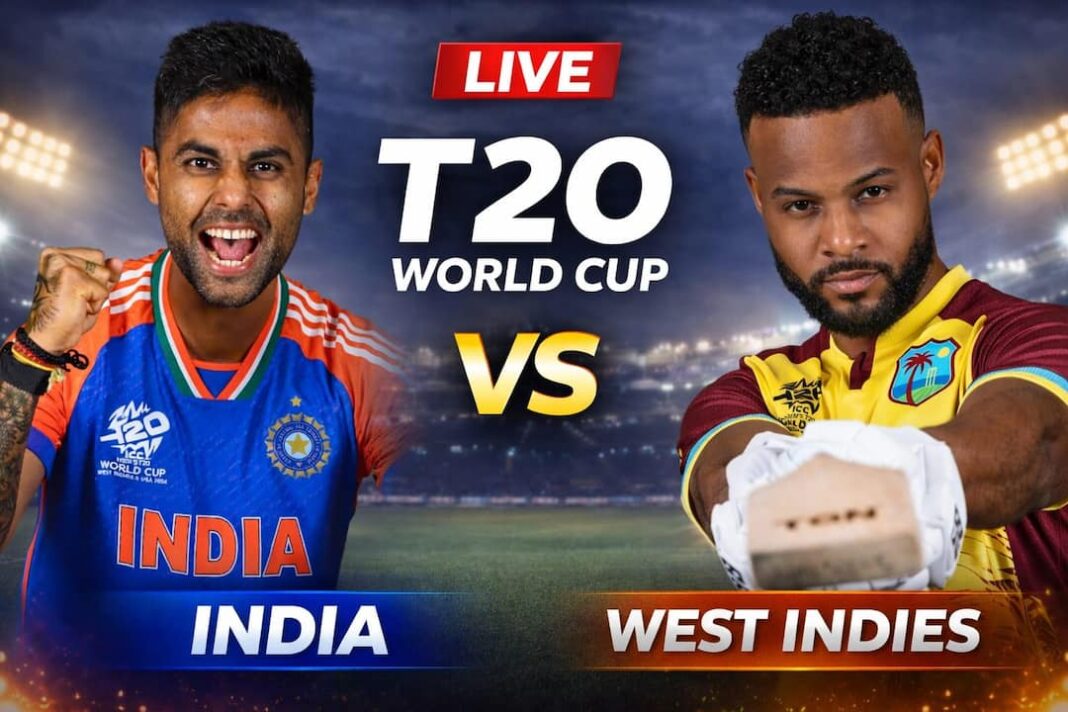 IND vs WI LIVE स्कोर, T20 WC: कैरेबियाई सलामी बल्लेबाजों ने भारत से पावरप्ले छीन लिया

