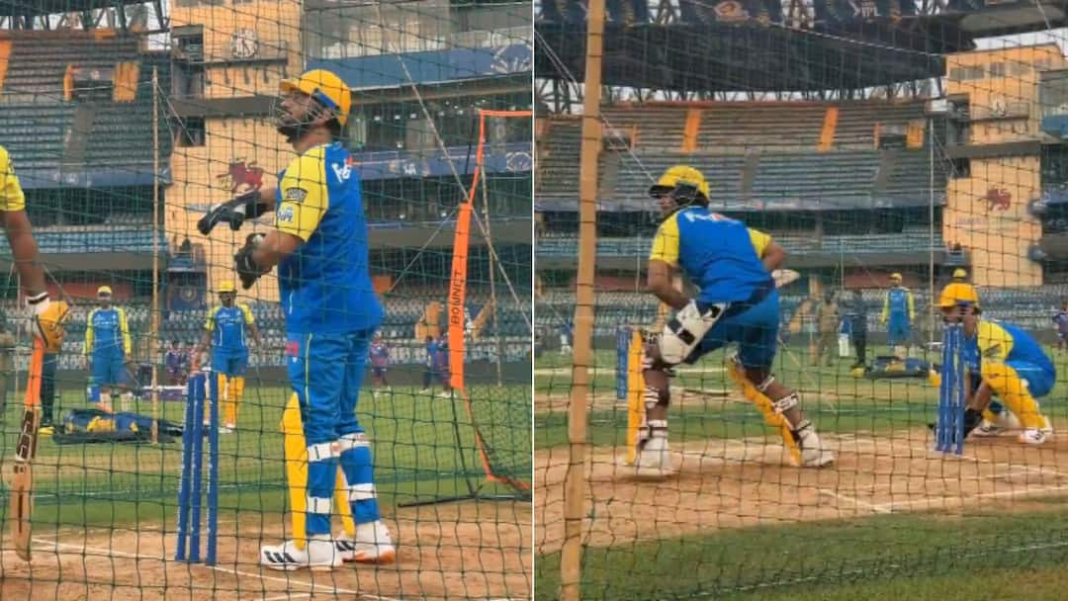 देखें: एमएस धोनी वापस एक्शन में! एमआई क्लैश से पहले सीएसके के लिए नेट्स पर प्रहार
