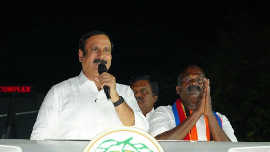 अंबुमणि रामदास ने गठबंधन की जीत पर चरणबद्ध शराबबंदी, नशीली दवाओं से मुक्त तमिलनाडु का वादा किया
