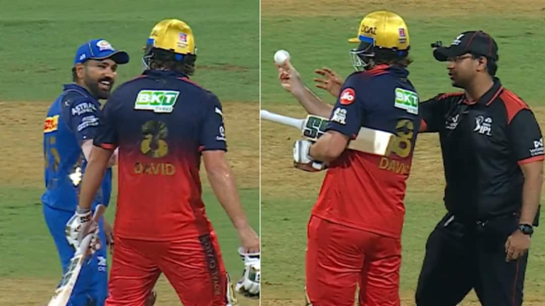 देखें: 'अवैध' गेंद-निरीक्षण के बाद टिम डेविड को अंपायरों ने डांटा
