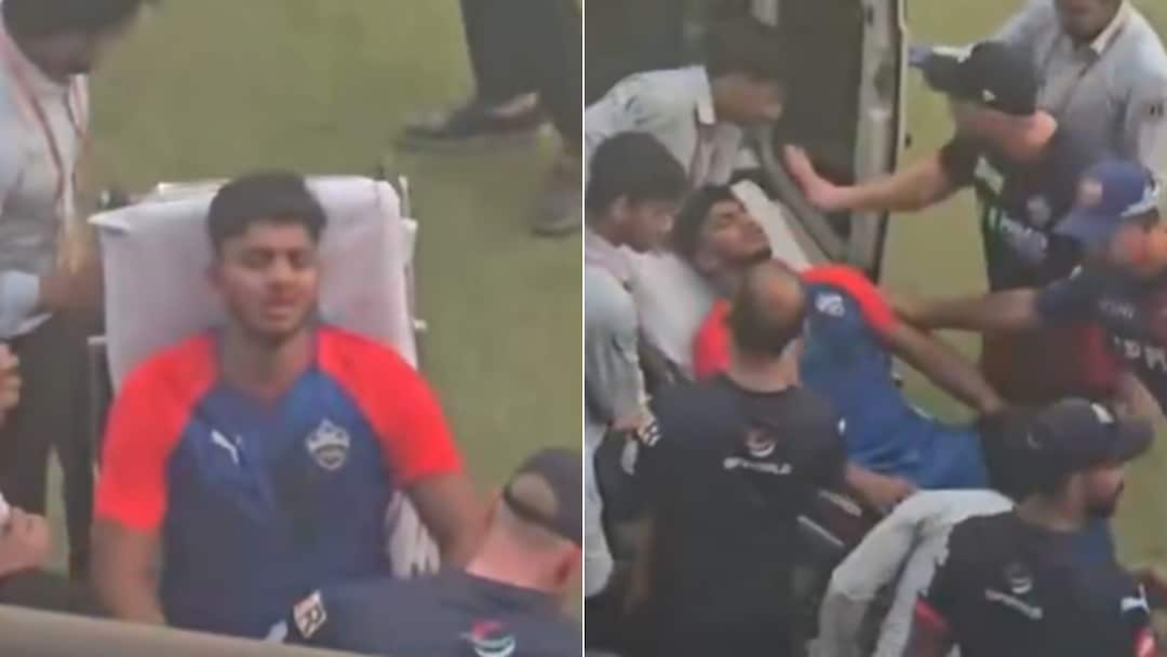 देखें: स्टेडियम में भयावह दृश्य जब डीसी यंगस्टर को चेहरे पर चोट लगने के बाद अस्पताल ले जाया गया
