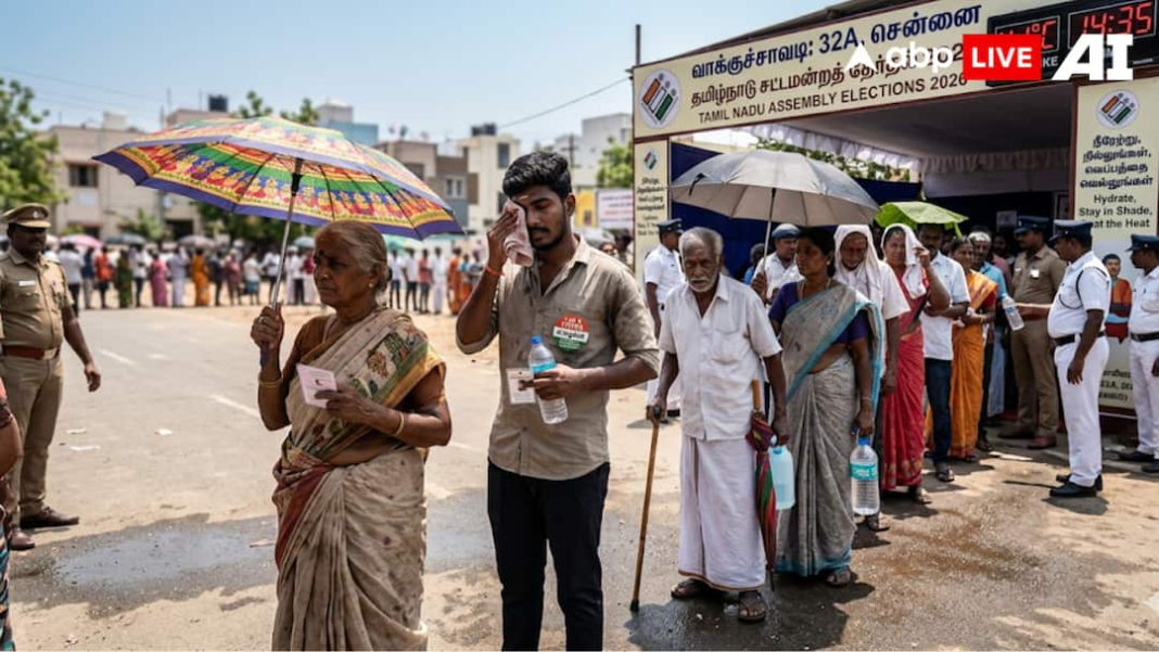 तमिलनाडु चुनाव: चिलचिलाती गर्मी, 40°C जैसा महसूस हो रहा है, मतदान के दिन मतदाता उमस का सामना कर रहे हैं
