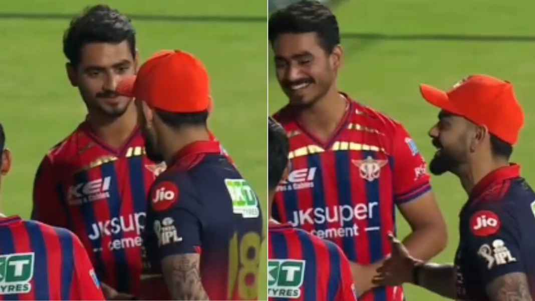 देखें: आईपीएल 2026 क्लैश के बाद एलएसजी यंगस्टर के हावभाव से विराट कोहली हैरान रह गए
