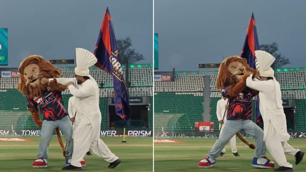 देखें: कराची बनाम लाहौर संघर्ष में टॉस से पहले पीएसएल शुभंकर लड़ते हैं
