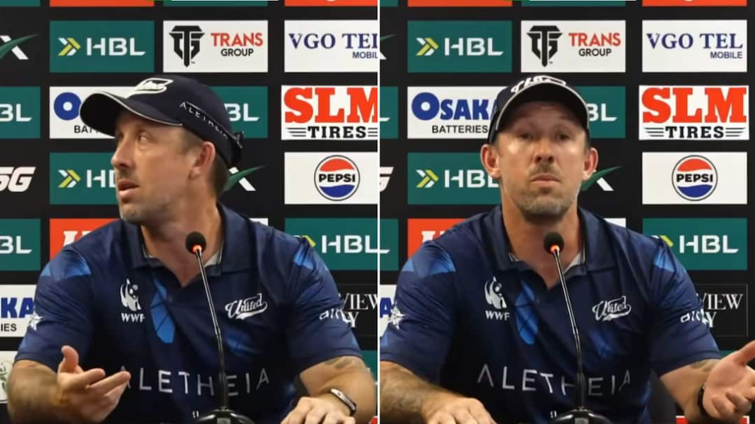 पीएसएल ओवरसीज कोच ने पाकिस्तानी रिपोर्टर पर चुटकी ली
