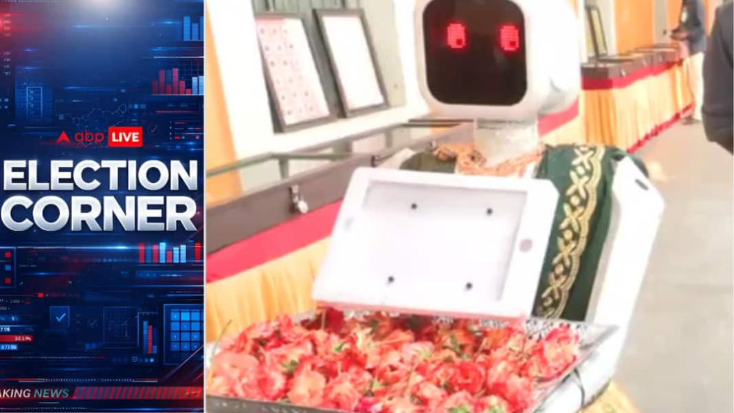 पुडुचेरी चुनाव 2026 को तकनीकी स्पर्श मिला क्योंकि रोबोट नीला ने बूथ पर मतदाताओं का स्वागत किया: देखें
