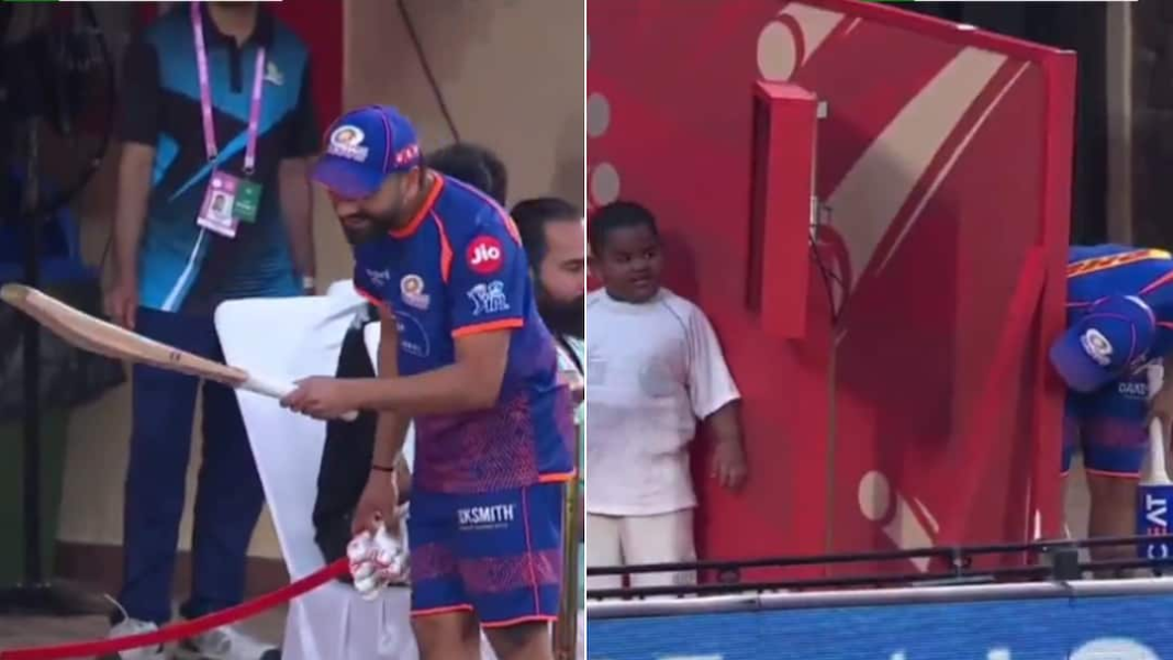 देखें: पीबीकेएस बनाम एमआई क्लैश से पहले रदरफोर्ड के बेटे के साथ रोहित शर्मा की मजेदार बातचीत
