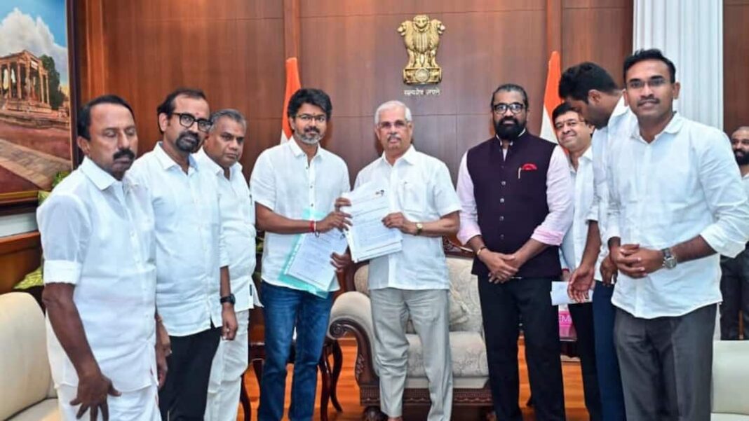 राज्यपाल टीवीके के आंकड़ों से सहमत नहीं; विजय शपथ समारोह पर सस्पेंस गहराया
