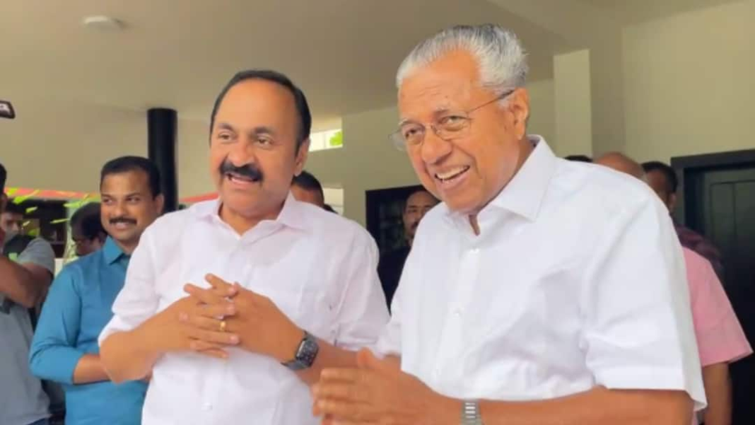 सत्ता परिवर्तन के बीच केरल के मनोनीत मुख्यमंत्री वीडी सतीसन ने पिनाराई विजयन से मुलाकात की
