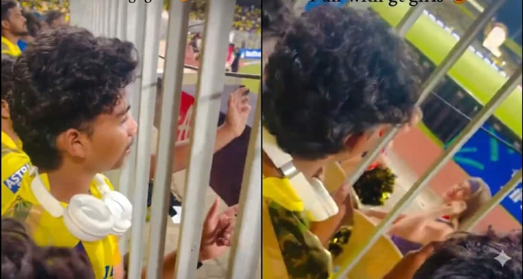 चीयरलीडर की प्रशंसक के पास जोरदार वापसी से भीड़ बंट गई - देखें
