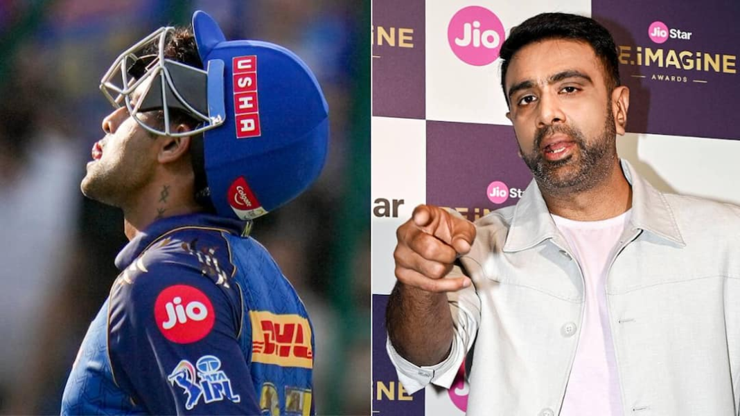 बीसीसीआई द्वारा सूर्यकुमार यादव को भारत की टी20 कप्तानी से हटाए जाने पर अश्विन ने उठाए बड़े सवाल
