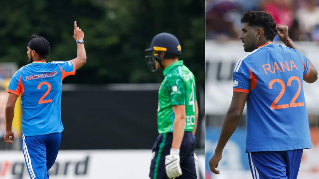 IND vs IRE पहला T20I: हर्षित राणा के शानदार प्रदर्शन से भारत ने आयरलैंड को 182 पर रोका
