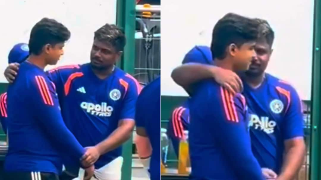 देखें: नेट्स से बाहर निकलने के बाद भावुक वैभव सूर्यवंशी को संजू सैमसन ने सांत्वना दी
